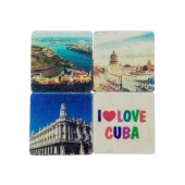 Küba Temalı Dörtlü Taş Magnet thumbnail 1