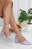 Dary Topuklu Lila Cilt Ayakkabı thumbnail 2