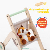 Trio Stroller Yürüteç - Oyuncak Bebek Arabası - 3