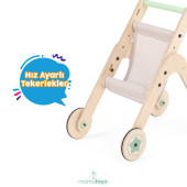 Trio Stroller Yürüteç - Oyuncak Bebek Arabası - 4