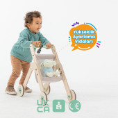 Trio Stroller Yürüteç - Oyuncak Bebek Arabası - 5