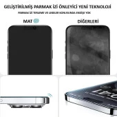 Samsung Galaxy Z Fold 6 Uyumlu  Ön+Arka  Parmak izi bırakmaz MAT Ekran Koruyucu Nano Jelatin thumbnail 4
