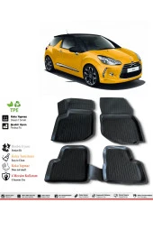 İzoref DS3 Crossback 2020 Model 4D Havuzlu Paspas thumbnail 1