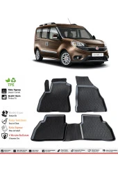 İzoref Fiat Doblo 2012 Model 4D Havuzlu Paspas - 1