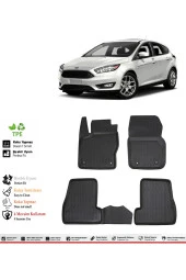 İzoref Ford Focus 4 2015 Model 4D Havuzlu Paspas - 1