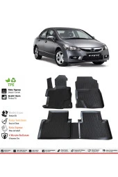 İzoref Honda Civic FD6 2007 Model 4D Havuzlu Paspas thumbnail 1