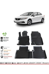 İzoref Honda Civic FB7 2016 Model 4D Havuzlu Paspas thumbnail 1