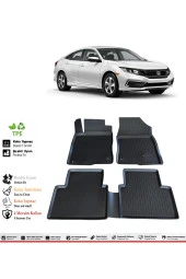 İzoref Honda Civic FC5 2021 Model 4D Havuzlu Paspas thumbnail 1