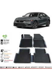 İzoref Honda Civic FE1 2022 Model 4D Havuzlu Paspas thumbnail 1