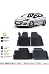 İzoref Hyundai i30 2016 Model 4D Havuzlu Paspas - 1
