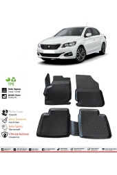 İzoref Peugeot 301 2018 Model 4D Havuzlu Paspas thumbnail 1