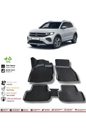 İzoref Volkswagen T-cross 2022 Model 4D Havuzlu Paspas thumbnail 1