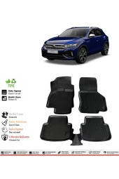 İzoref Volkswagen T-roc 2023 Model 4D Havuzlu Paspas - 1