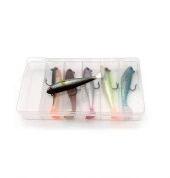 Valkyrie 6 Adet 9cm 12gr Yumuşak Silikon 3D Balık Sahte Olta Yem Seti Wobbler Levrek Yemi - 5