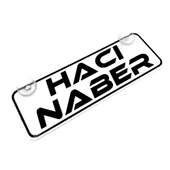 Hacı Naber Yazılı Sök Tak Dekor Plaka thumbnail 1