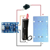 Şarjlı Led Panel Lamba Elektrik Deney Seti - Öğrenci Elektrik Devresi thumbnail 3