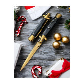 Cakistore Akc Siyah Gold İtalyan Stiletto - 1