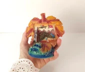 Biblo Yaprak Ev Dekoratif  Biblolar Seramik Salon Ofis Modern Biblolar thumbnail 2