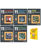 11. Sınıf Matematik Edebiyat Fizik Kimya ve Biyoloji Soru Bankası Sayısal 5li Set - 1