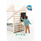 Sleepy Montessori Karyola Ve Arka Aksesuarları Yazı Tahtası Masa Salıncak - 6