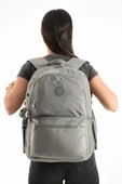 571 collections Ultra Hafif Sırt Çantası Okul Seyahat Unisex Gri (Model: 571-1C) - 1