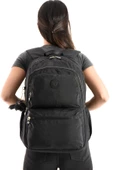 Ultra Hafif Sırt Çantası Okul Seyahat Unisex Siyah (Model: 571-1C) - 1