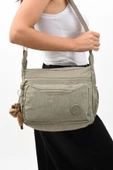Çapraz Askılı Ultra Hafif Çok Cepli Kadın Omuz Çantası Vizon (Model: 571-6E) - 1