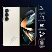 Samsung Galaxy Z Flip 6 Uyumlu Ön+Arka Body Şeffaf Ultra koruyucu Nano Jelatin thumbnail 10