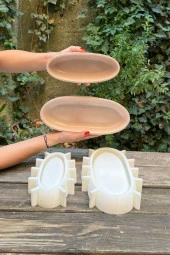 Calvin Silikon İkili Kayık Kap Kalıp Seti thumbnail 1