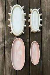 Calvin Silikon İkili Kayık Kap Kalıp Seti thumbnail 2