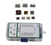 250 Parça Tact Switch Seti Smd Tip 10 Farklı Kılıf Plastik Çantada - 3