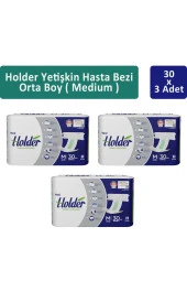 Holder Yetişkin Hasta Bezi Orta Boy ( Medium ) 30 x 3 Adet thumbnail 1