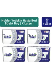 Holder Yetişkin Hasta Bezi Ekstra Büyük Boy ( X Large ) 30 x 4 Adet - 1