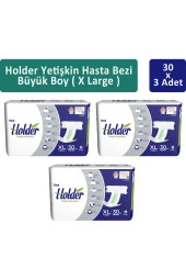 Holder Yetişkin Hasta Bezi Ekstra Büyük Boy ( X Large ) 30 x 3 Adet - 1
