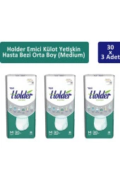 Holder Emici Külot Yetişkin Hasta Bezi Orta Boy ( Medium ) 30 x 3 Adet - 1