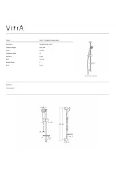 Solo C A45676 1F Sürgülü El Duşu Takımı, Krom - 3
