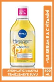 NIVEA Aydınlatıcı Micellar Makyaj Temizleme Suyu 400ml, Serum İçerikli, Donuk ve Hassas Cilt Tipler - 1