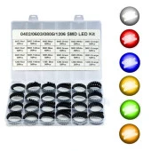 1200 Adet Smd Led Seti 6 Farklı Renk 4 Farklı Kılıfta Plastik Çantada - 5