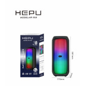 HEPU HP 959 Taşınabilir Şarjlı Rgb Bluetooth Hoparlör Extra Bass Performans - 2