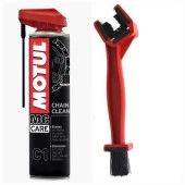 Motul C1 Zincir Temizleyici 400 ml+ Fırça - 1