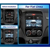 Fiat Linea Android Multimedya Sistemi (2007-2016) 2 GB Ram 32 GB Hafıza 8 Çekirdek İphone CarPlay Android Auto Avgo - 5