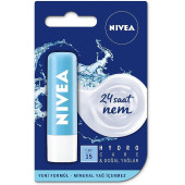 NIVEA Hydro Care Dudak Bakım Kremi, 24 Saat Nem, Aloe Vera, Saf Su ve Doğal Yağlar, SPF 15, Gün Boyu Dudak Bakımı, 4,8g - 4