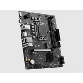 Msı Pro H610M-E Ddr4 Soket 1700 Ddr4 3200(Oc) Hdmı Vga M.2 Usb3.2 1X 1G Lan Matx - 2