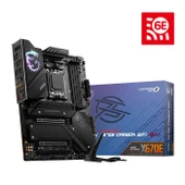Msı Mpg X670E Carbon Wıfı Ddr5 Am5 4X M2 Usb3.2 Hdmı Dp Wifi 6E Rgb Atx - 1