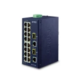 Planet PL-İFGS-1822TF 16 Port Endüstriyel Tip Yönetilemeyen Ethernet Switch - 1