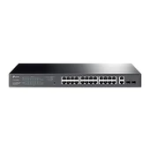 Tp-Link TL-SG1428PE 28 Port 10-100-1000 Poe+ Switch 2 Port SFP Çelik Kasa Rack Mount - 1