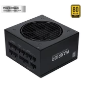 Powerboost Bst-Atx0850Gf1 Warrıor 850W 80+ Gold Pcıe Gen 5.0 Full Modüler Fanlı Atx Psu thumbnail 1