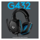 Logitech 981-000770 G432 7.1 Surround Mikrofonlu Gaming Oyuncu Kulaklığı thumbnail 1