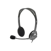 Logitech H111 Mic. Kulaklık Tek Jak 981-000593 Siyah - 1
