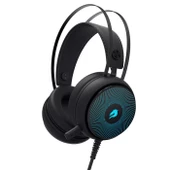 GameBooster H12 Rebel 7 Renk RGB 7.1 Siyah Oyuncu Kulaklığı GB-H12 - 1